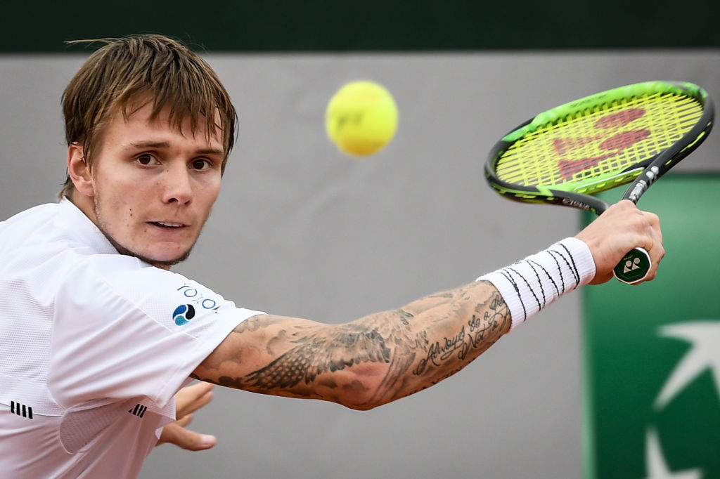 Alexander Bublik sleeve tattoo