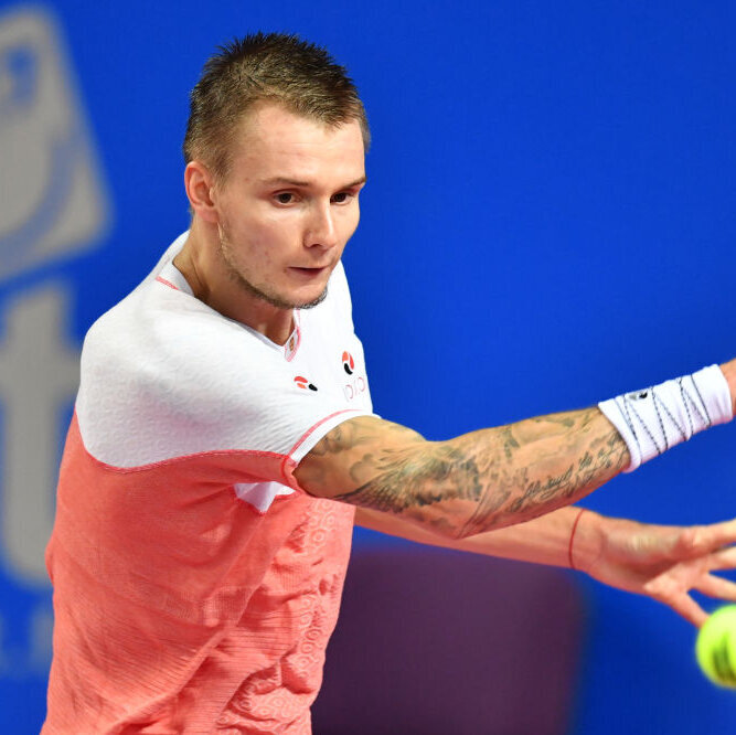 Alexander Bublik arm tattoos