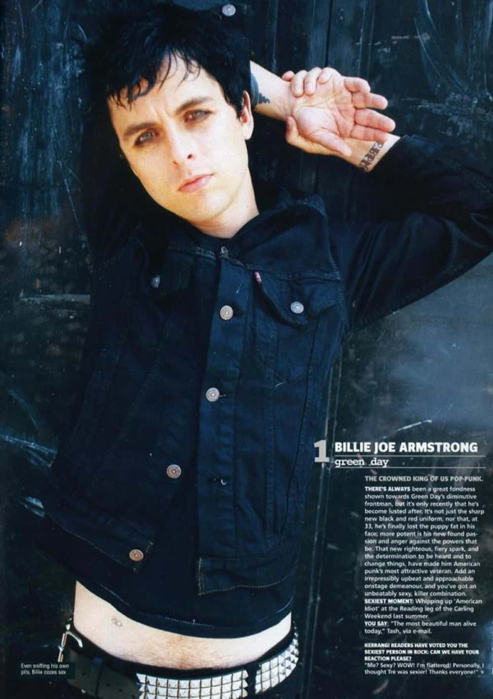 Billie Joe Armstrong 80 tattoo