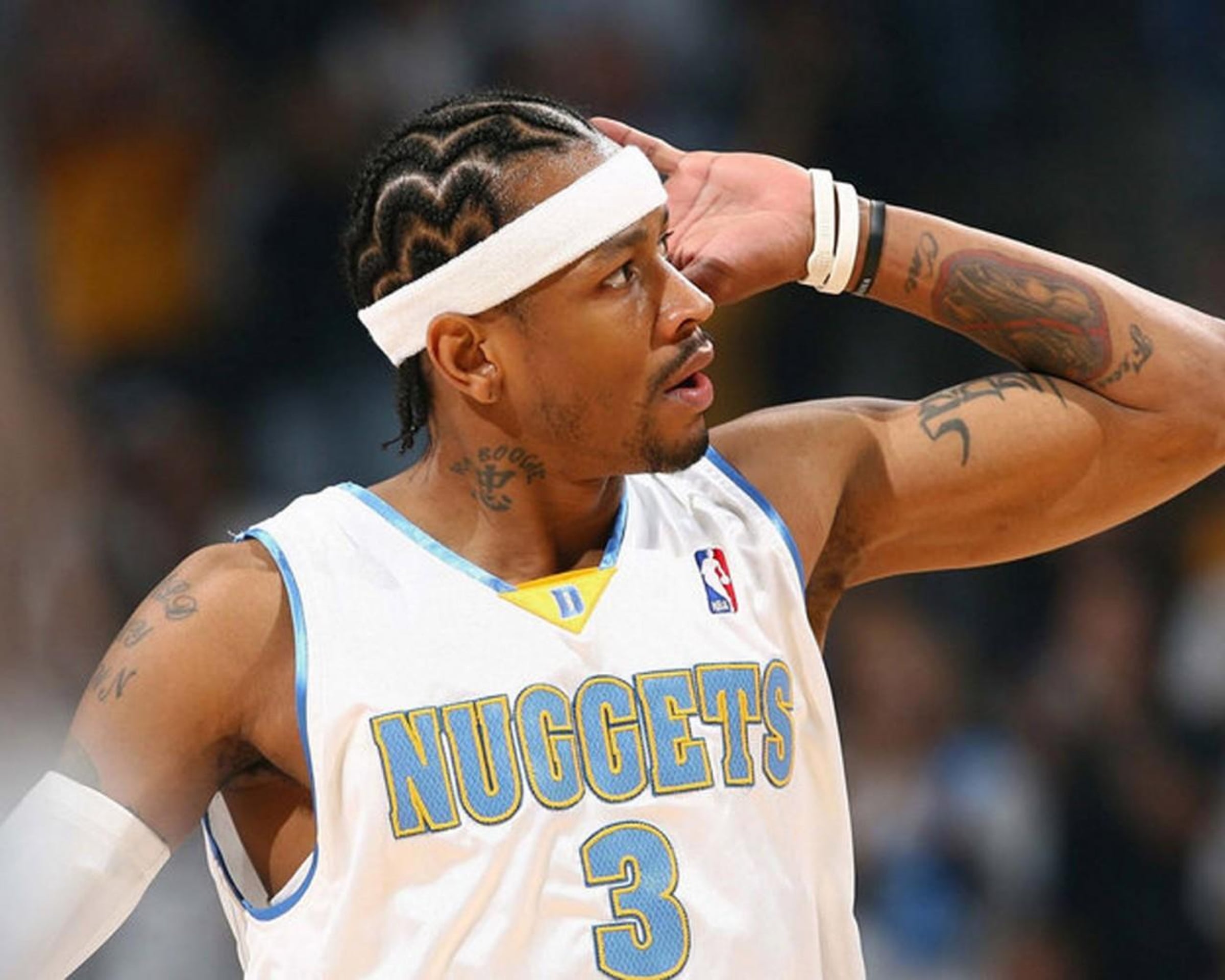 Allen Iverson Fear No One tattoo