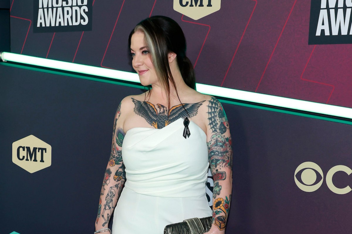 Ashley McBryde Grammy gramophone tattoo