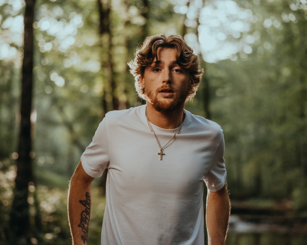 Bailey Zimmerman portrait showing forearm tattoo