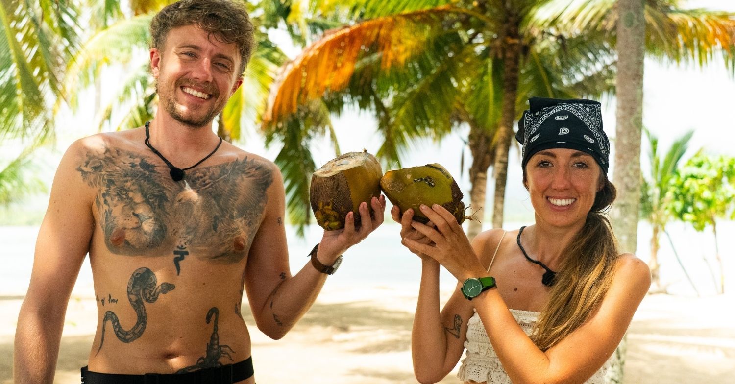 Roman Kemp snake and scorpion tattoos visible on his torso