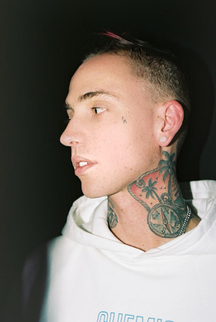 Blackbear a compass tattoo points toward movement