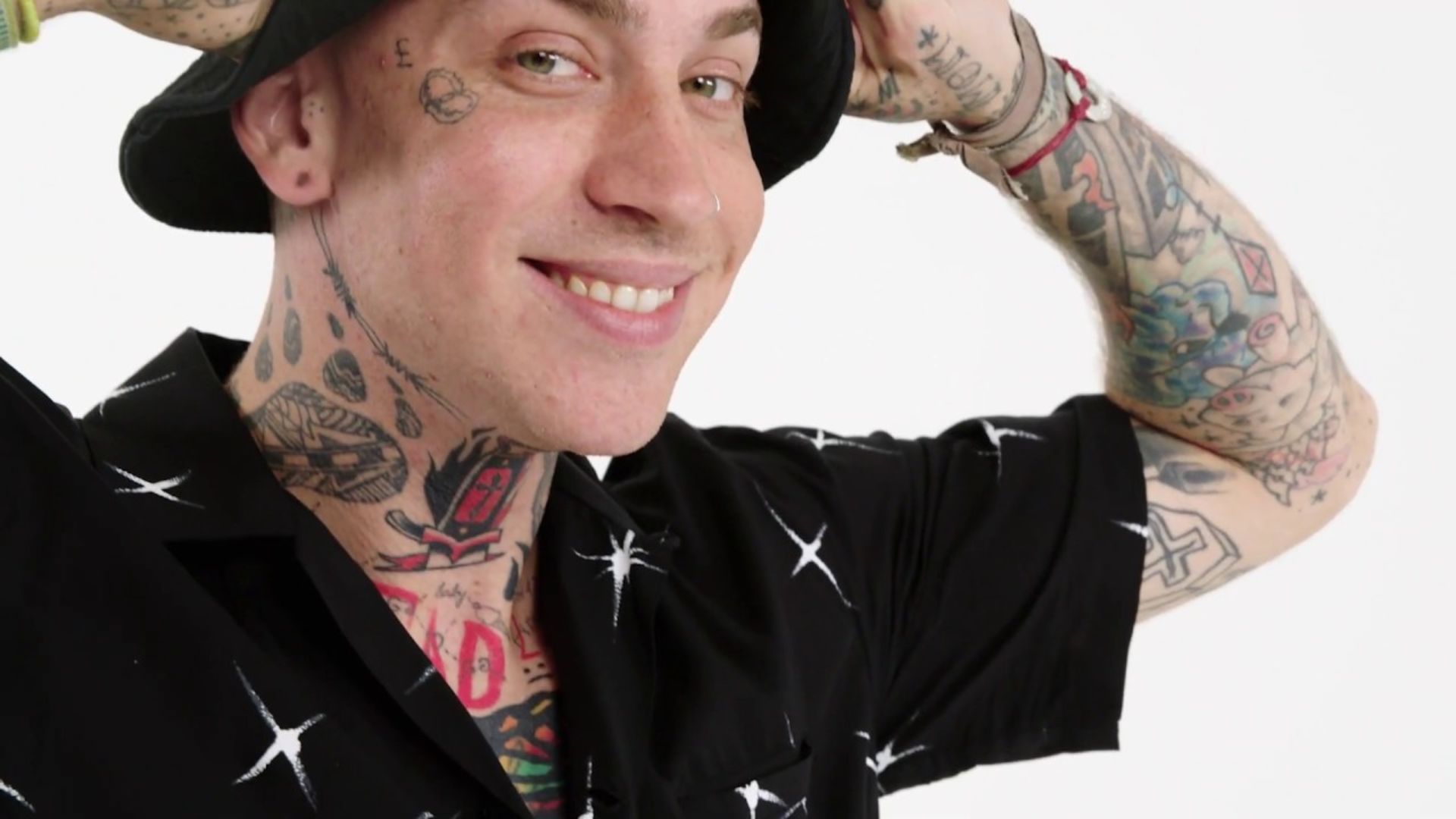 Blackbear GQ tattoo tour tattoos