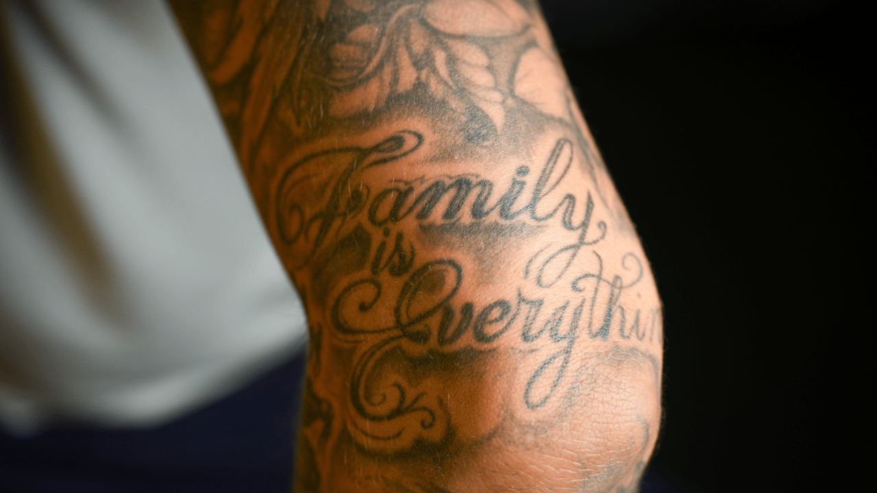 Brandon Montour family and Anything is possible if you believe forearm tattoo