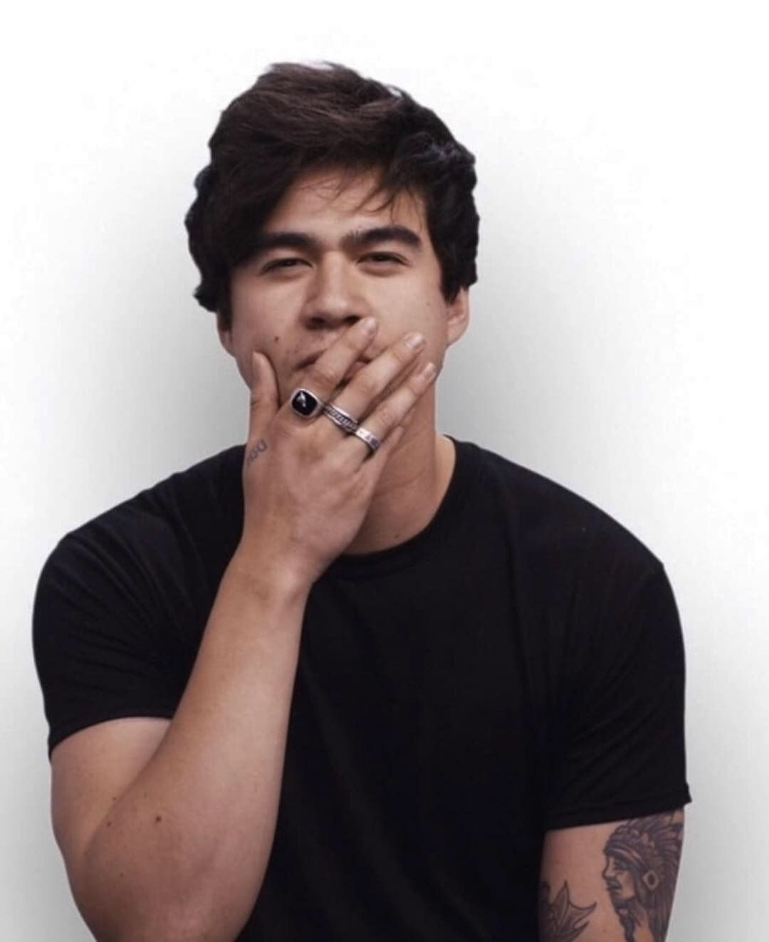 Calum Hood The Used tattoo and stage ink