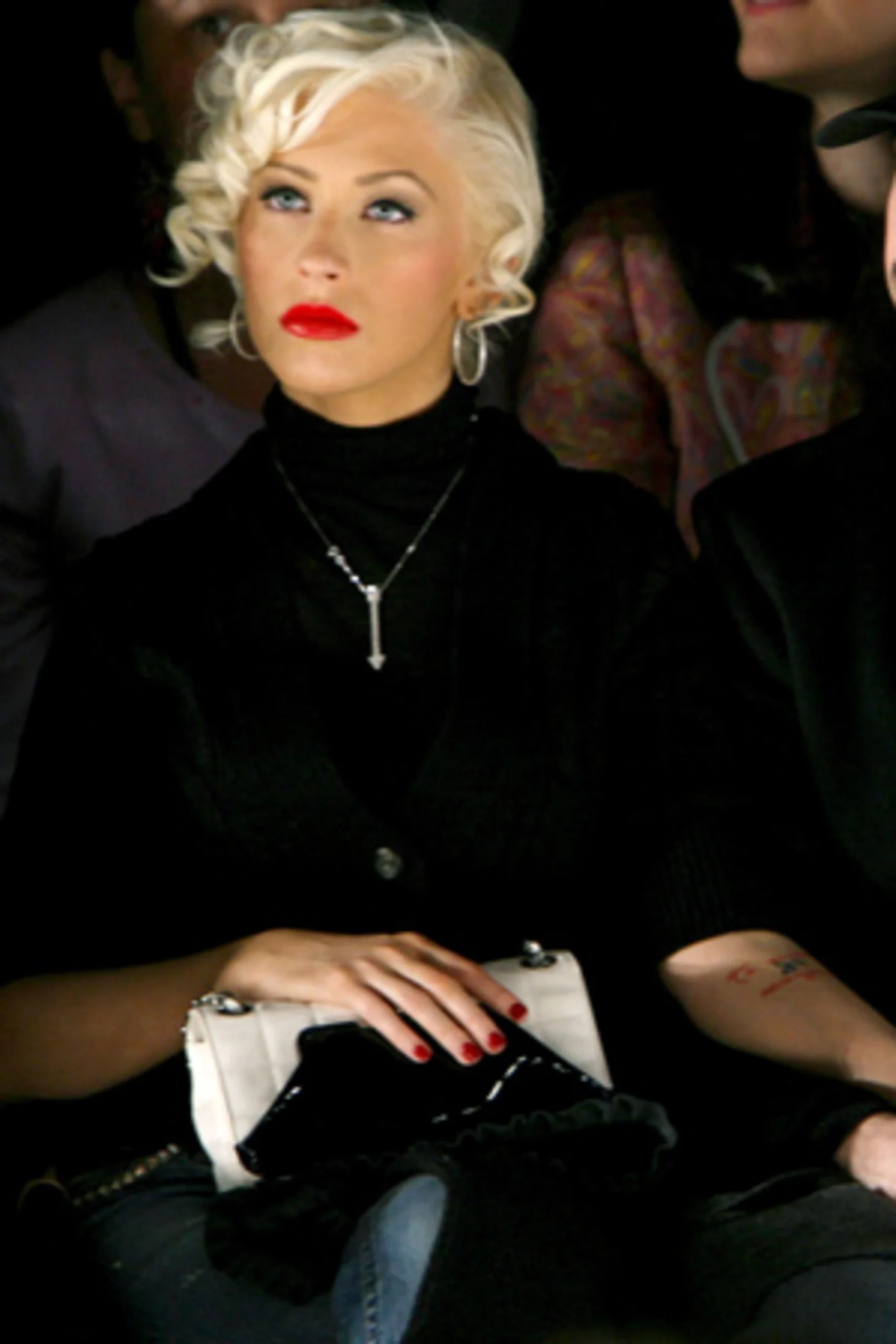 Christina Aguilera arm tattoo from her early pop era