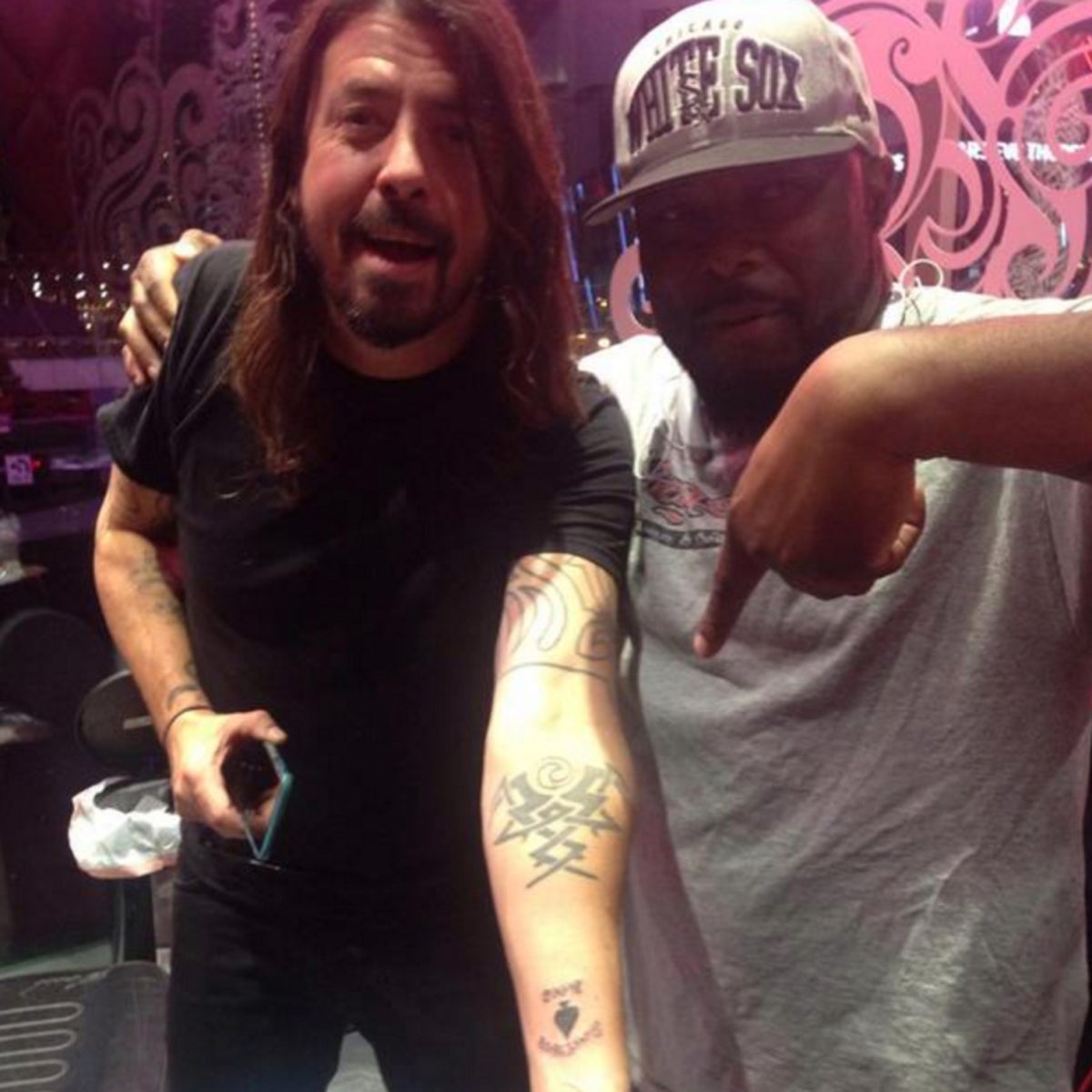 Dave Grohl Ace of Spades tattoo