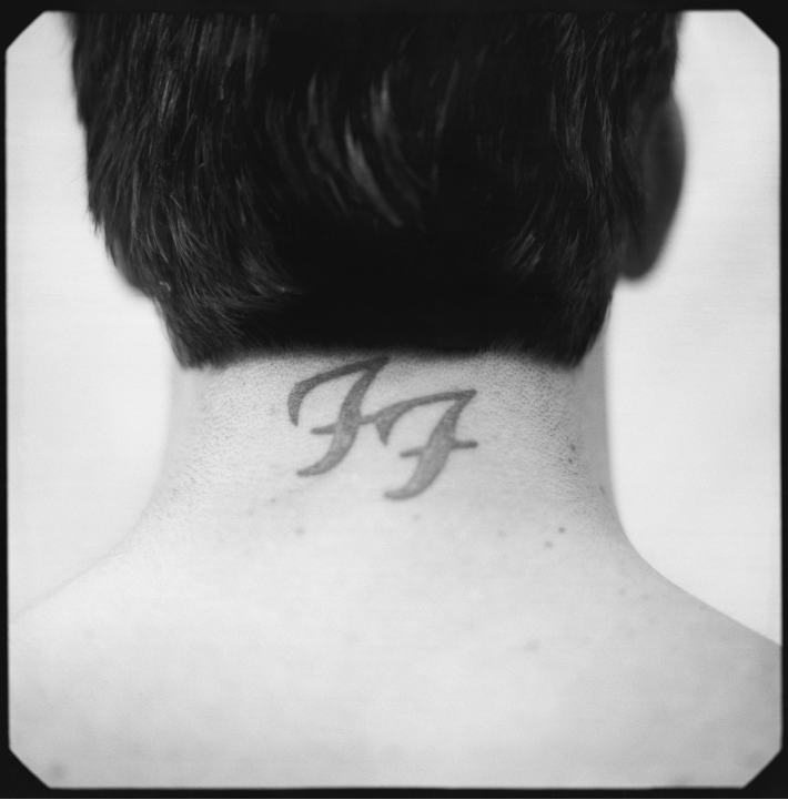 Dave Grohl Foo Fighters neck tattoo