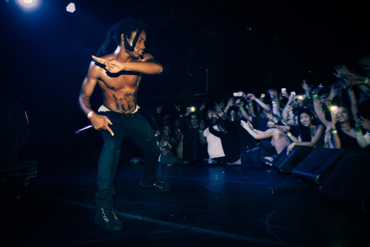 Denzel Curry stage tattoos