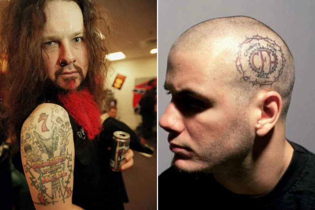 Dimebag Darrell Pantera arm tattoos