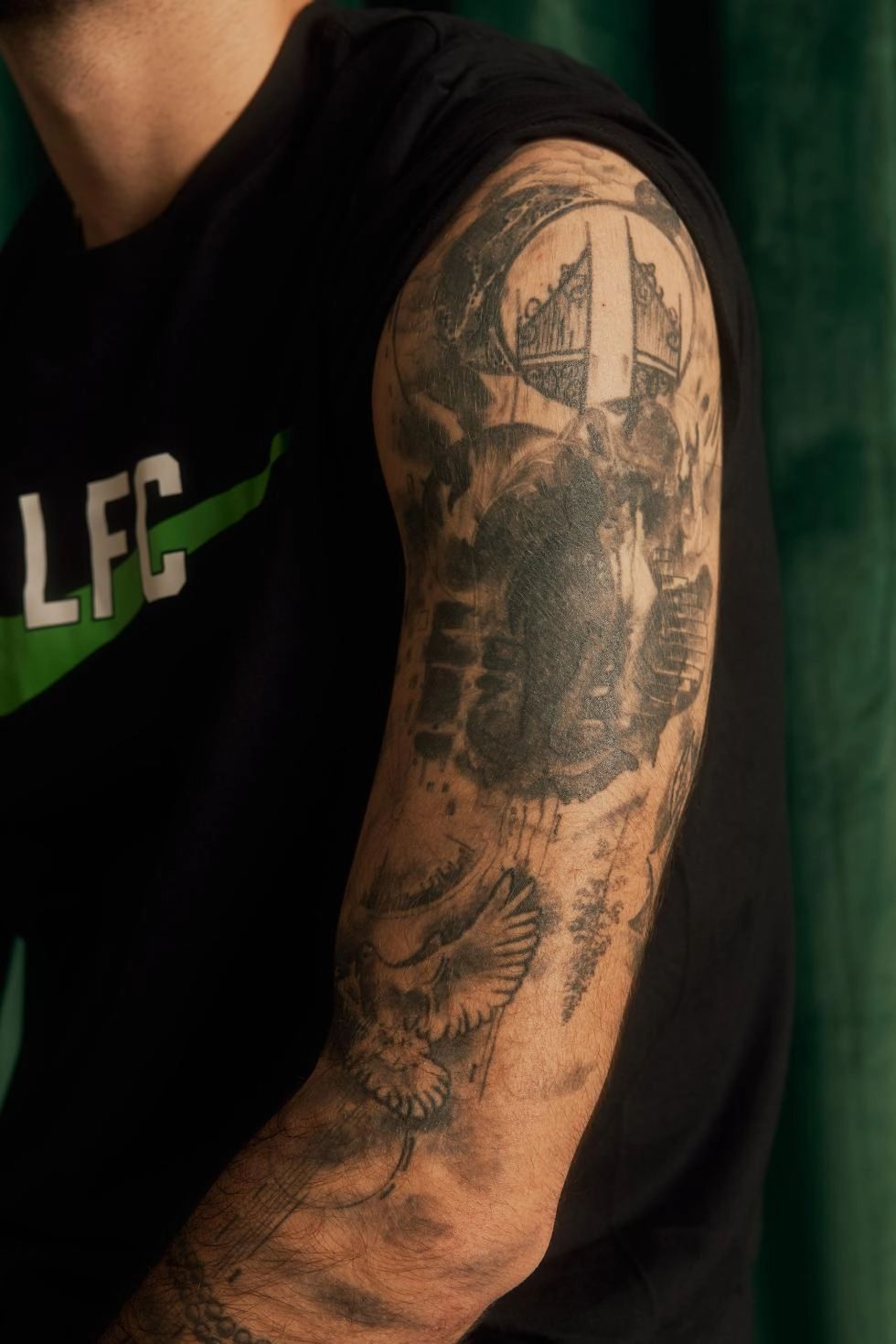 Dominik Szoboszlai bicep tattoo
