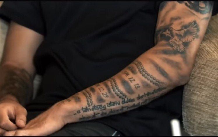 Dominik Szoboszlai Gerrard quote tattoo