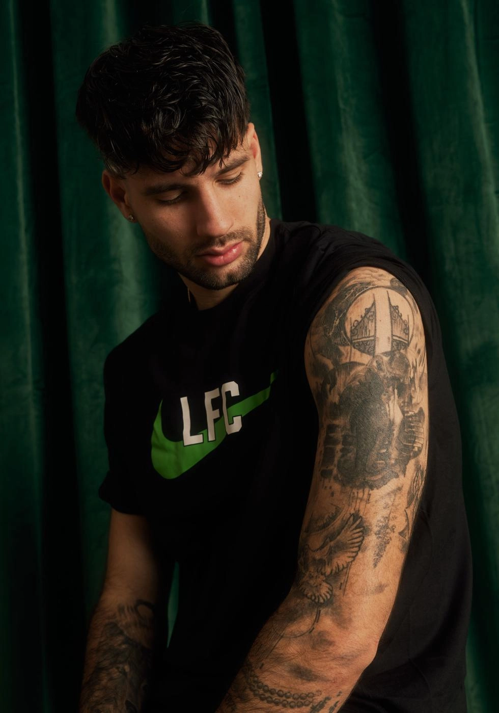 Dominik Szoboszlai bird and sleeve tattoos