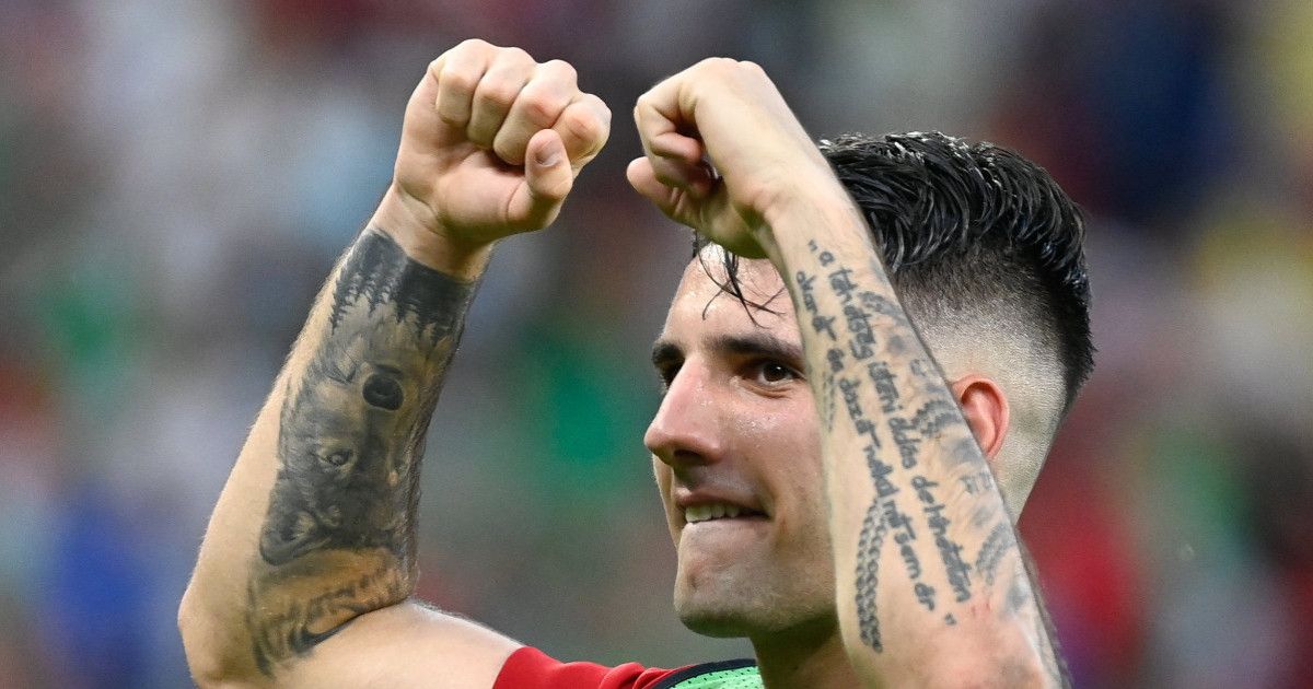 Dominik Szoboszlai wolf tattoo