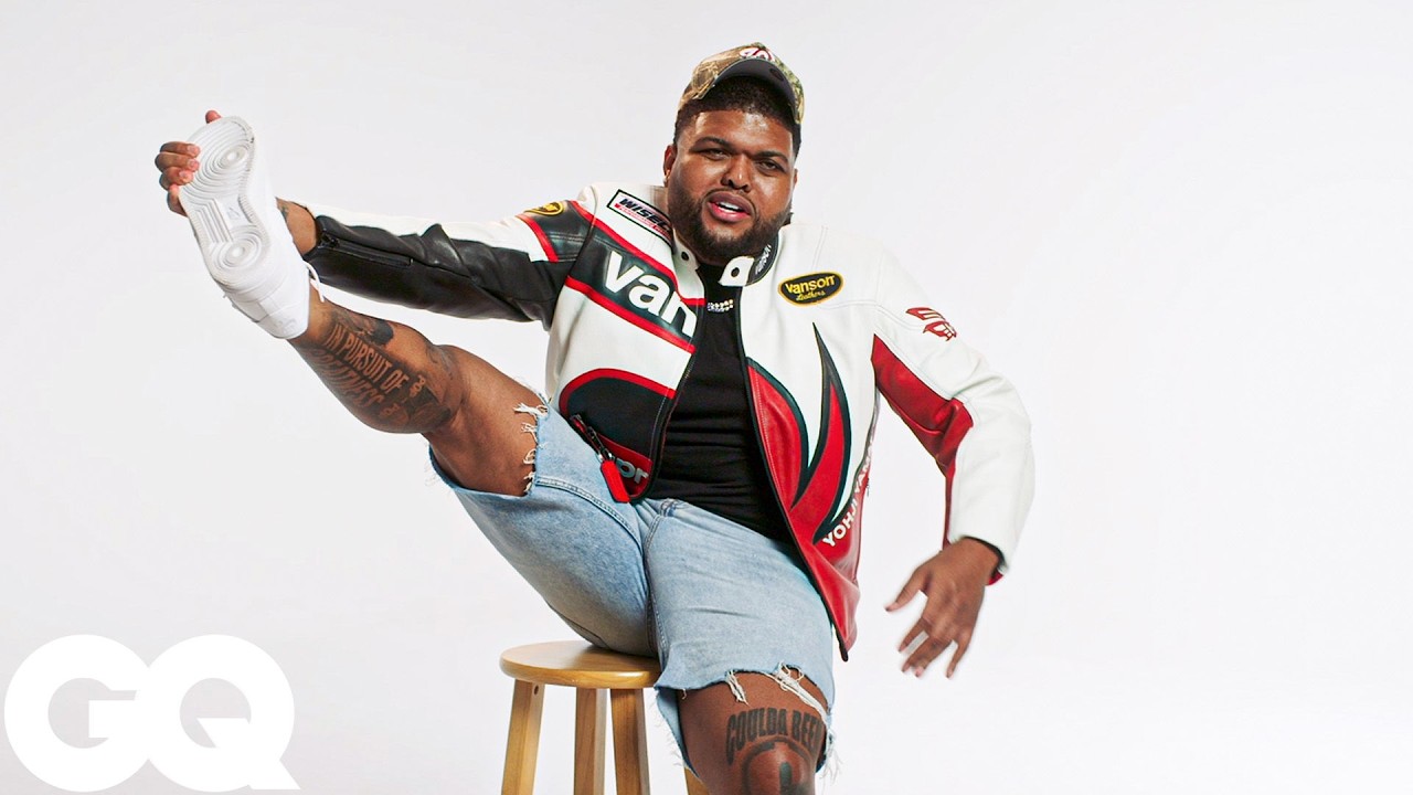 Druski leg tattoos at the MTV VMAs