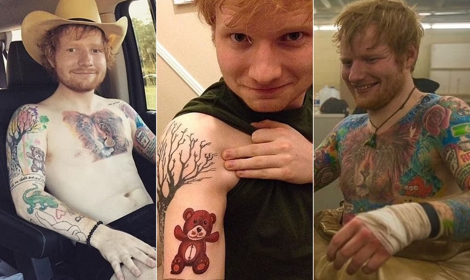 Ed Sheeran’s documented tattoo collection