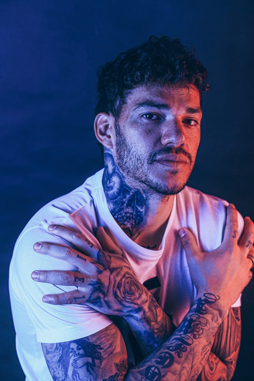 Ederson Moraes tattoo collection portrait