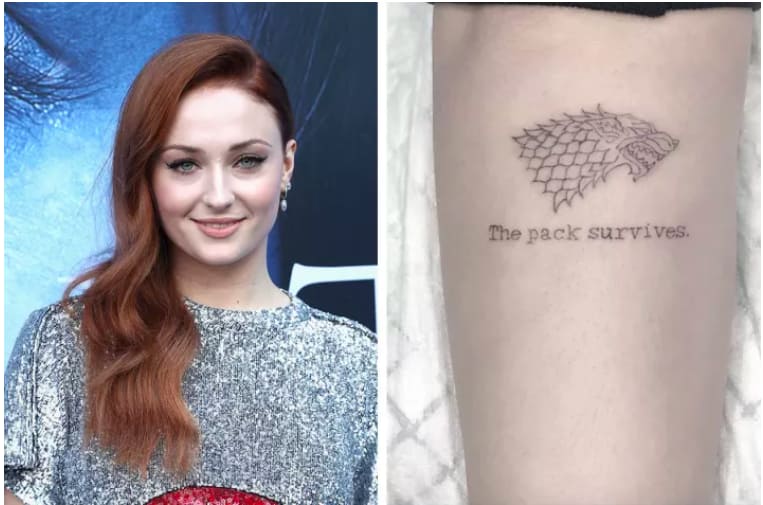 Emilia Clarke Game of Thrones tattoo