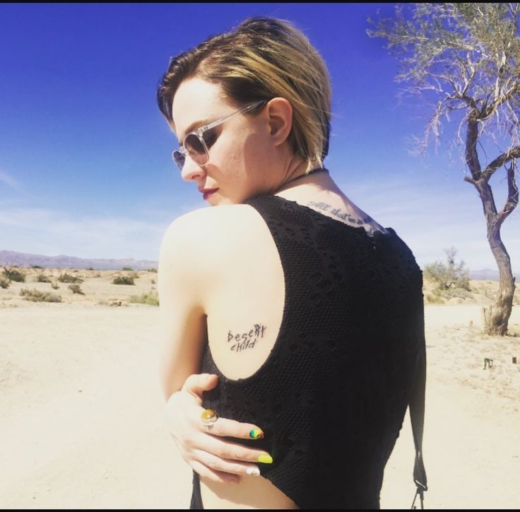 Evan Rachel Wood Desert Child tattoo