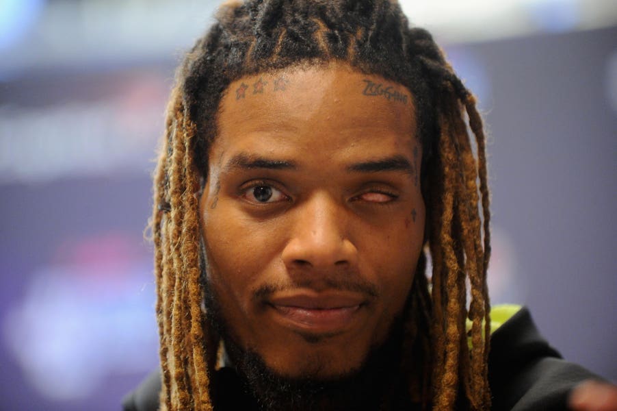 Fetty Wap black cross tattoo