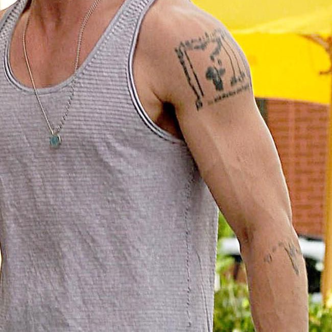 Ryan Gosling’s upper-arm tattoo inspired by the cover of The Giving Tree