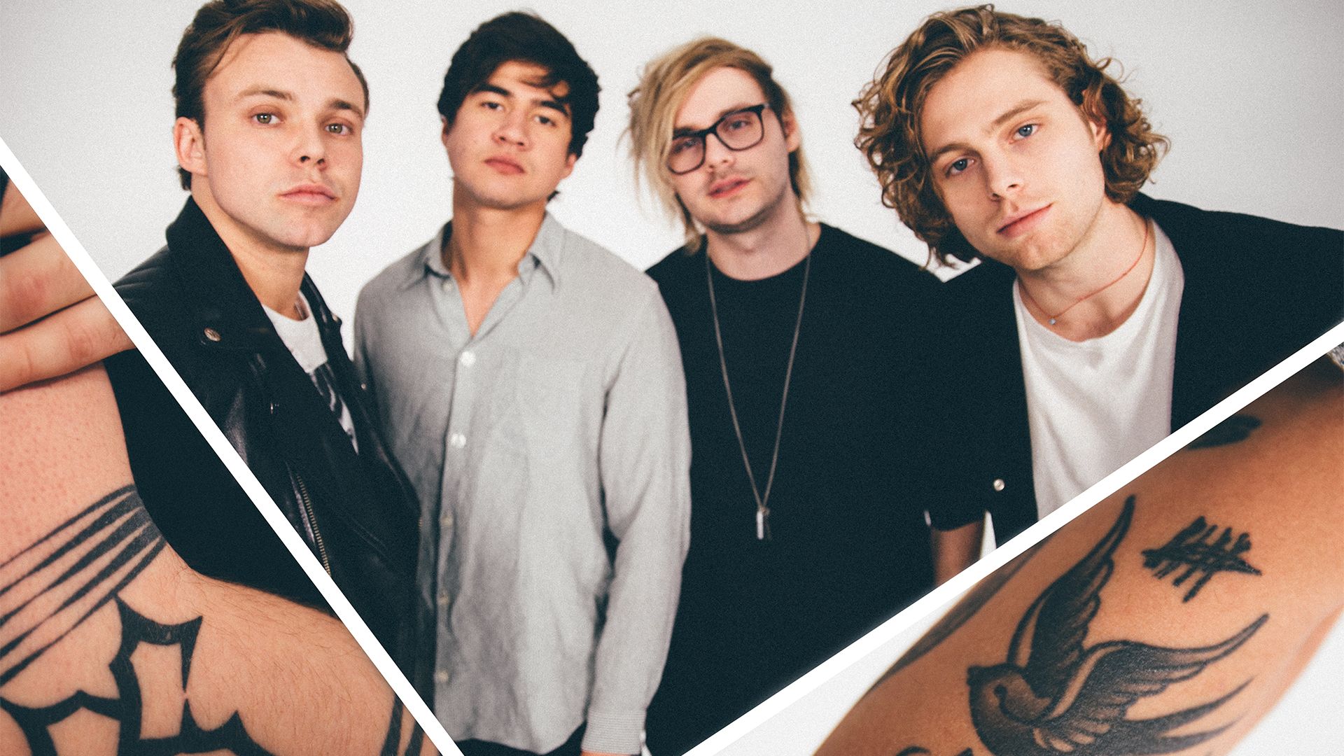 Luke Hemmings in the 5 Seconds of Summer tattoo tour