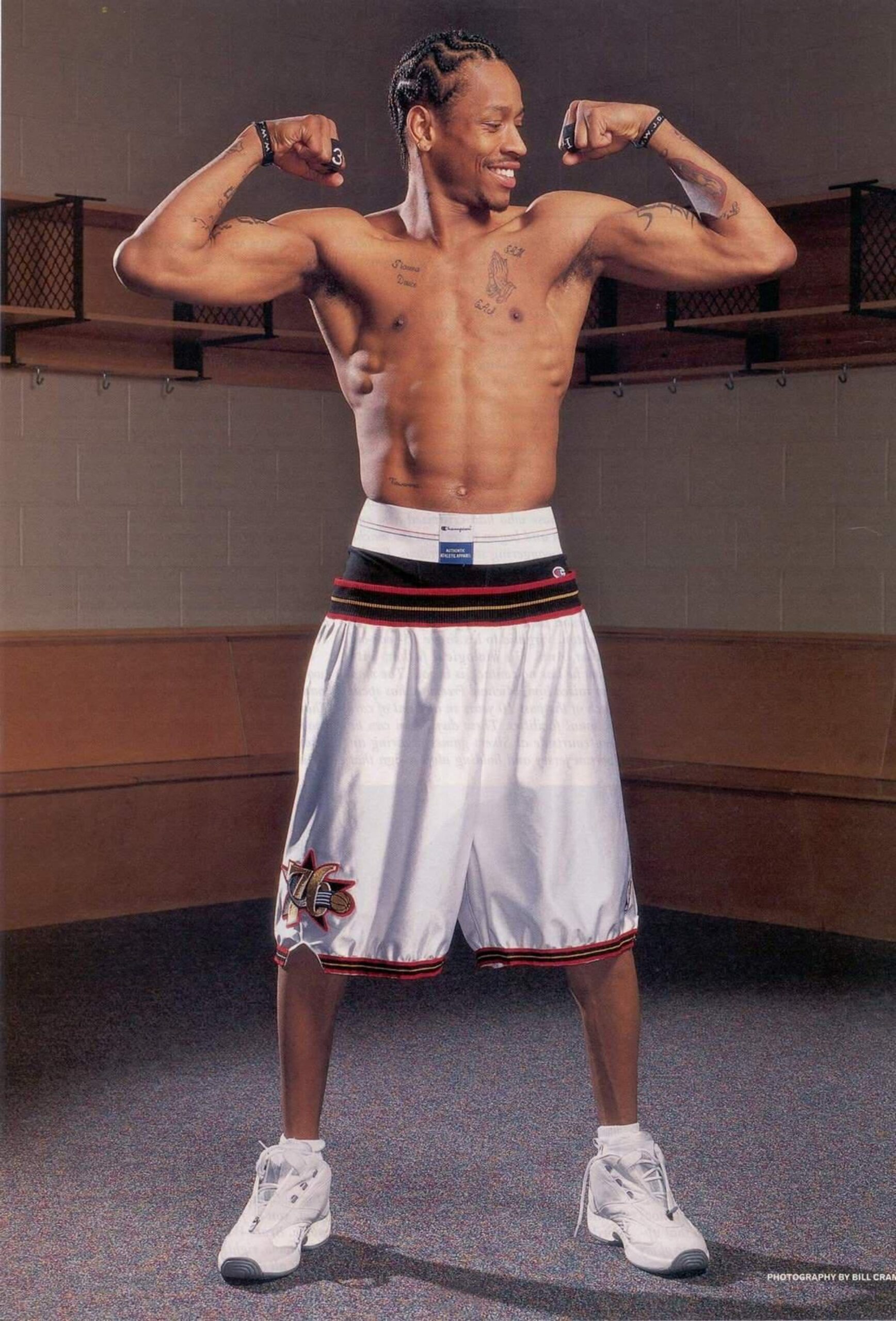 Allen Iverson mother and grandmother initials tattoos