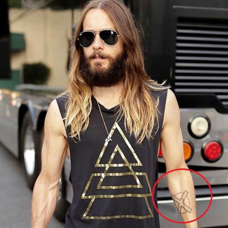 Jared Leto Echelon X forearm tattoo