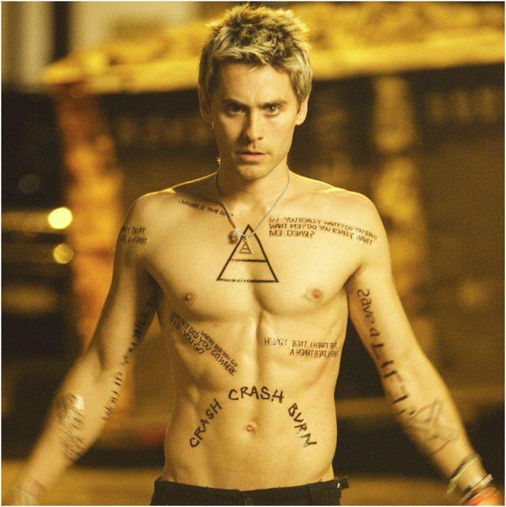 Jared Leto’s tattoo collection from the Thirty Seconds to Mars era
