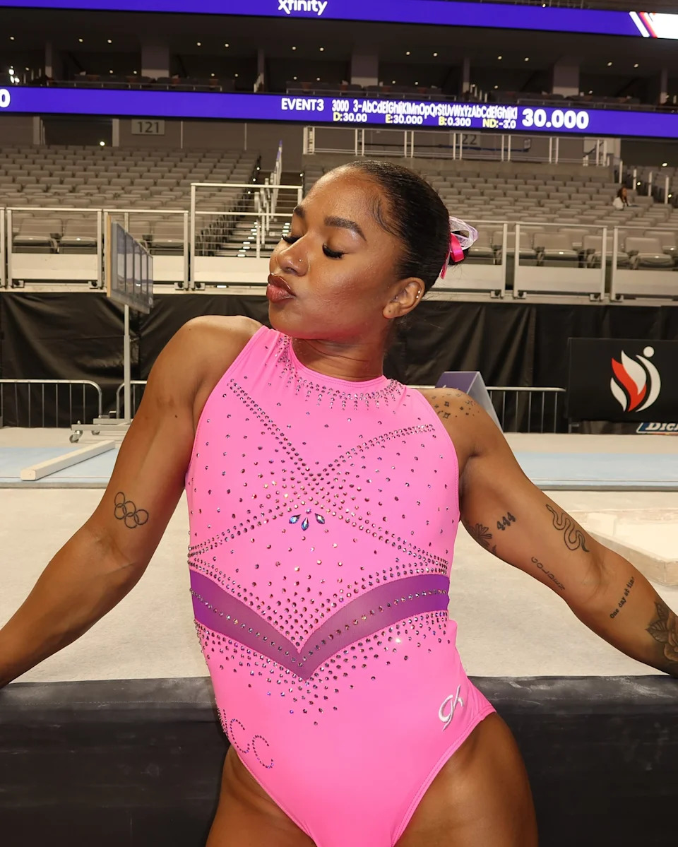Jordan Chiles arena tattoos
