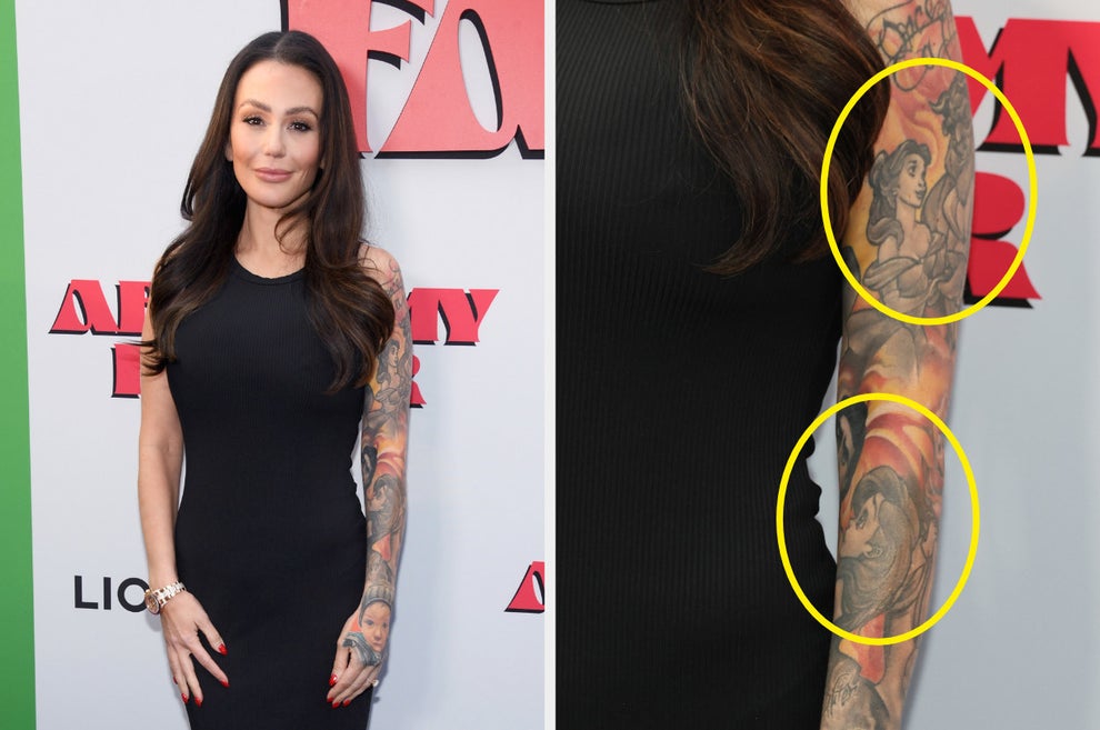 JWoww Disney tattoo sleeve