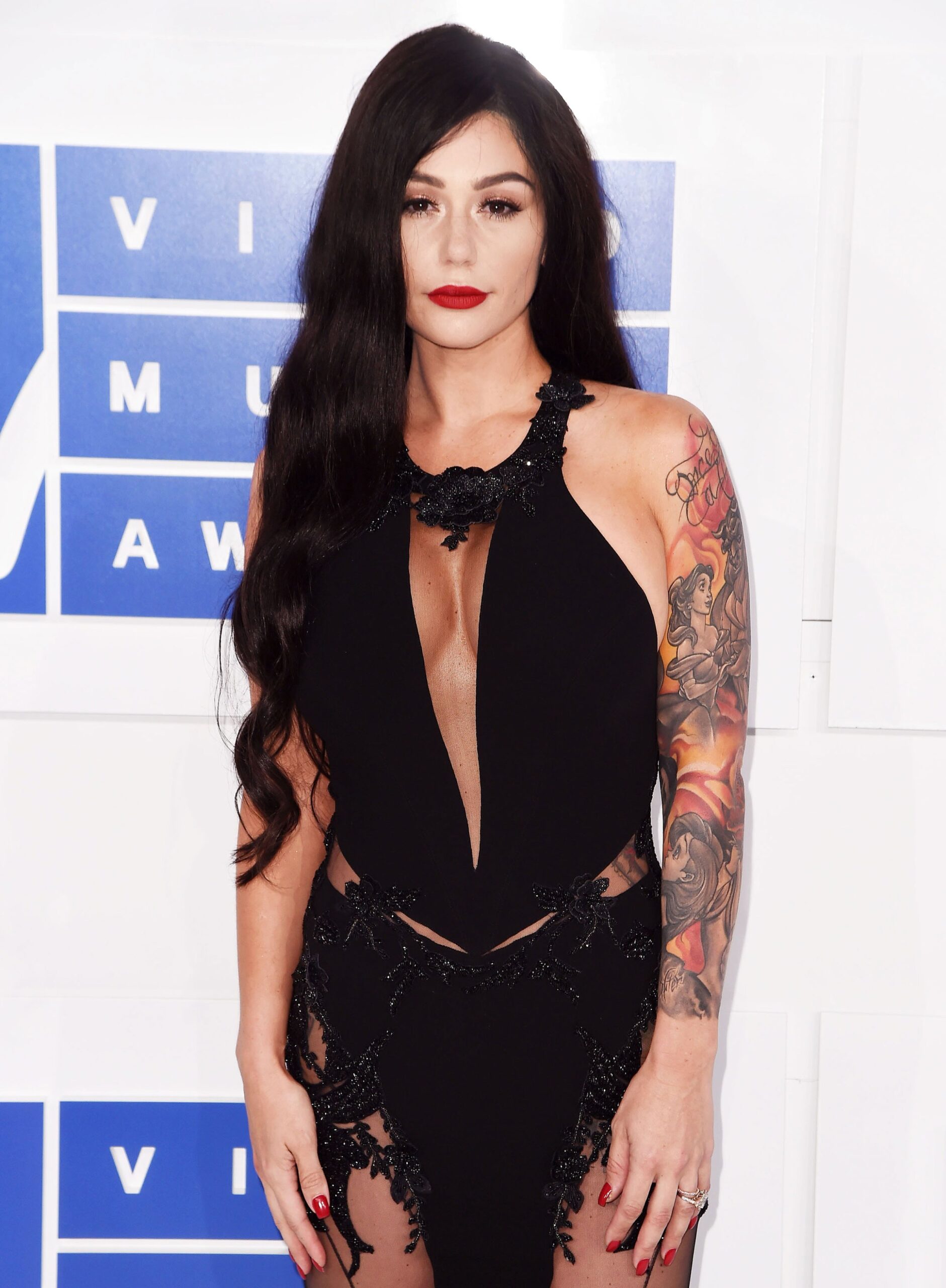 JWoww full Disney tattoo sleeve