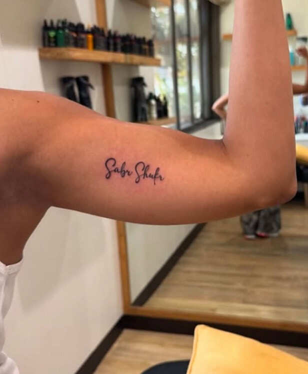 Malaika Arora Love finger tattoo