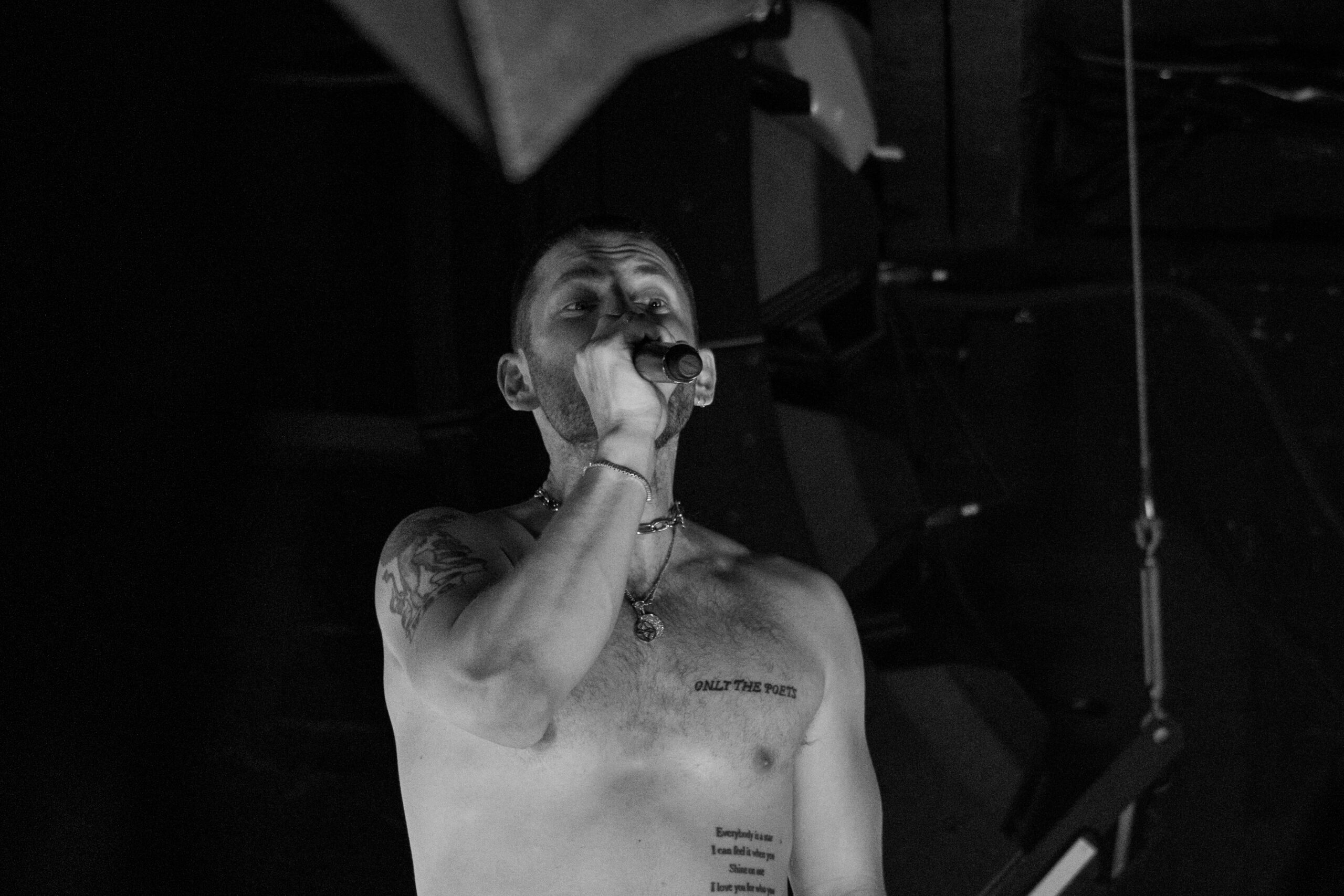 Marc E. Bassy rib lyrics tattoo