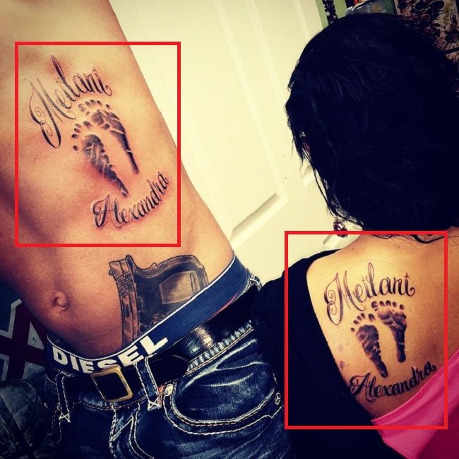 JWoww matching family tattoo