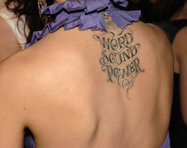 Mena Suvari Lion of Judah neck tattoo