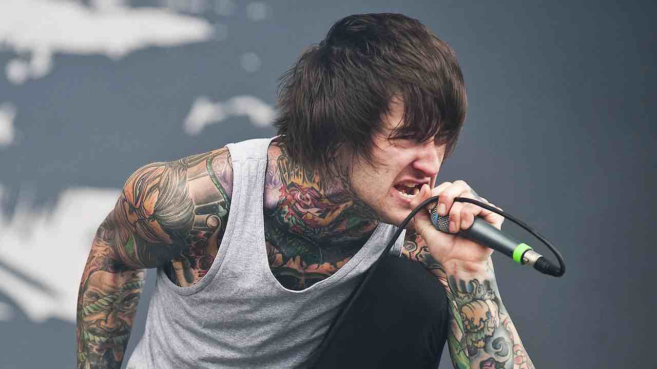 Mitch Lucker full sleeve tattoos live