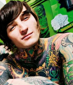 Mitch Lucker’s tattoos kept his family and fury close to the skin