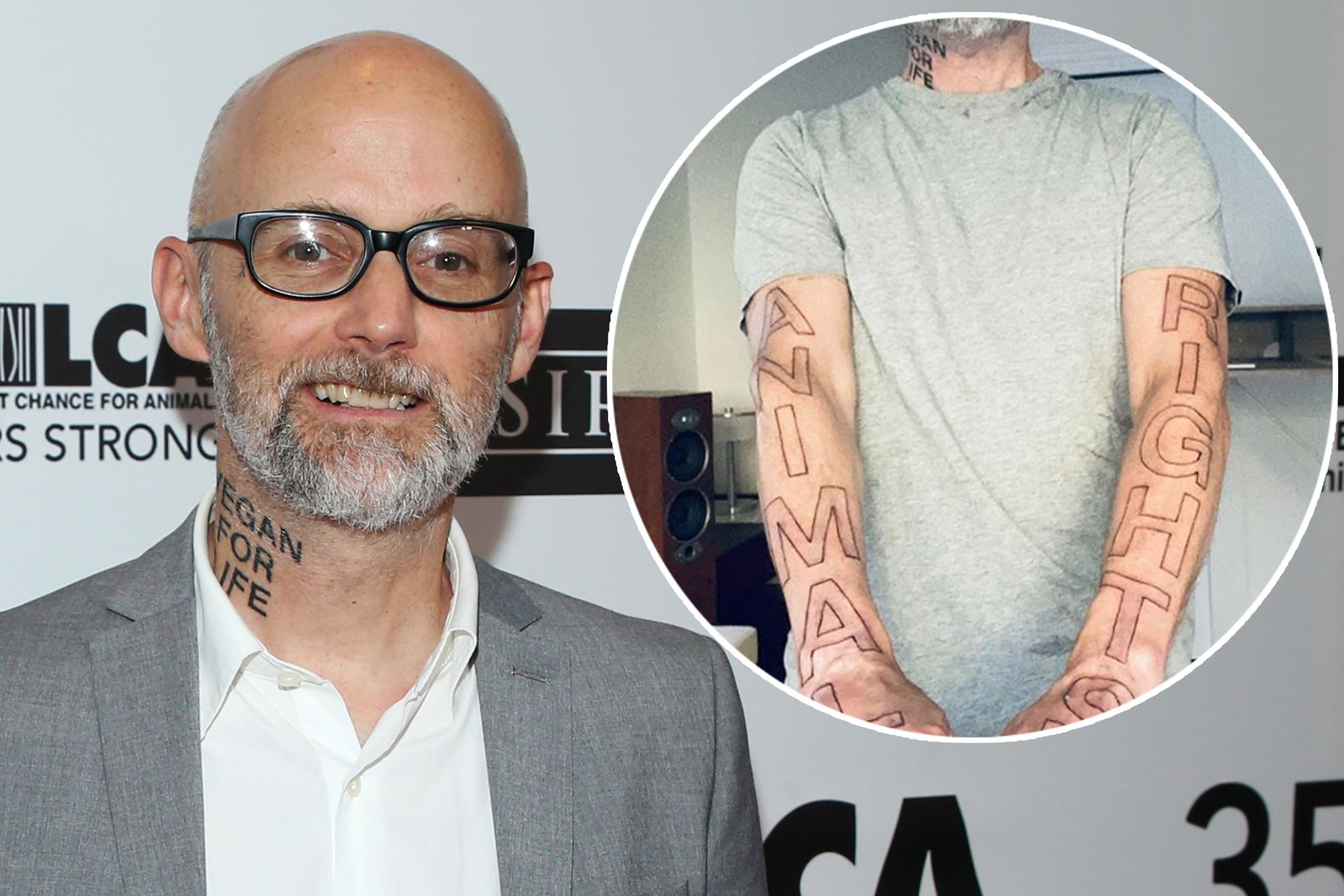 Moby tattoos