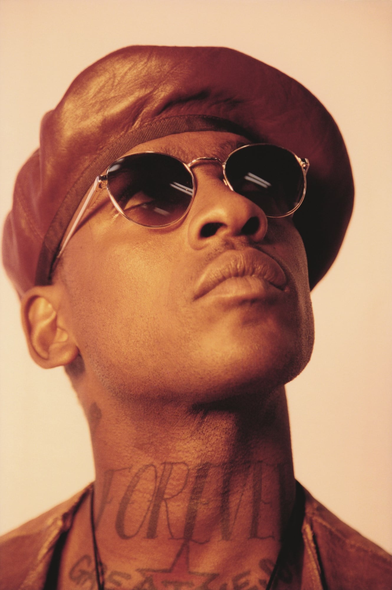 Skepta Forever neck tattoo