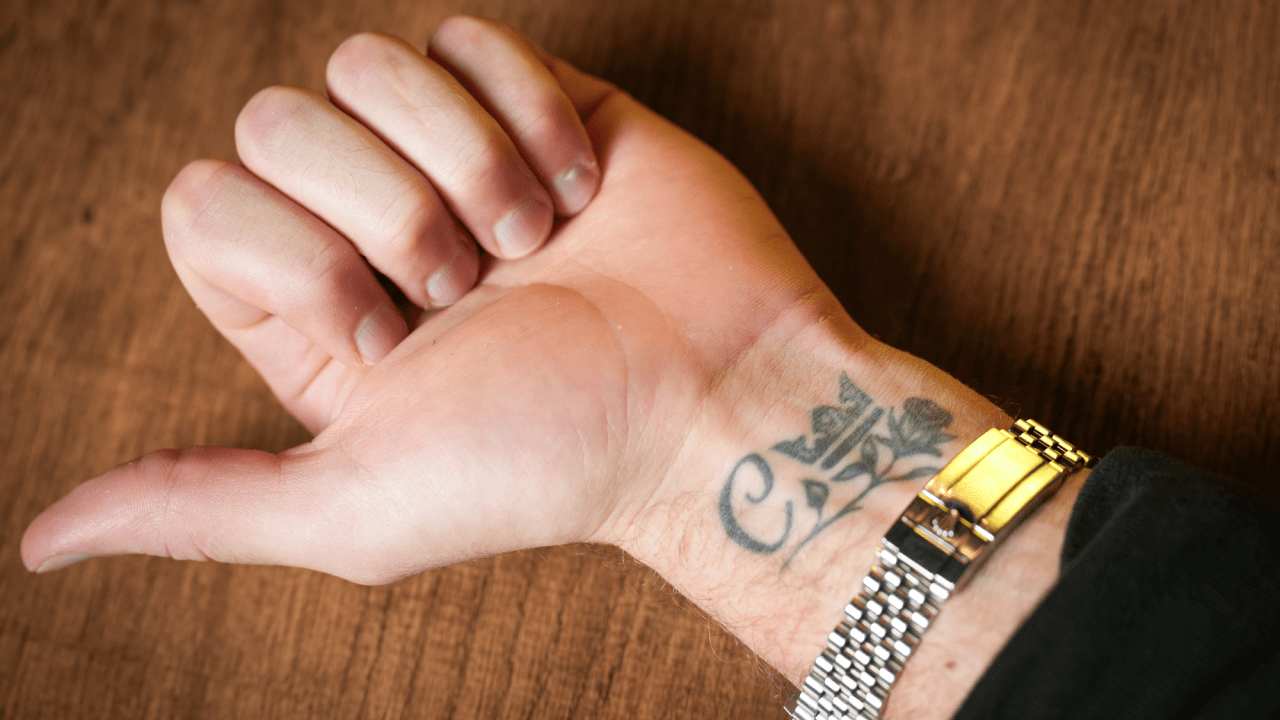 Matt Murray wrist and hand tattoos shown during the NHL Deep Ink feature