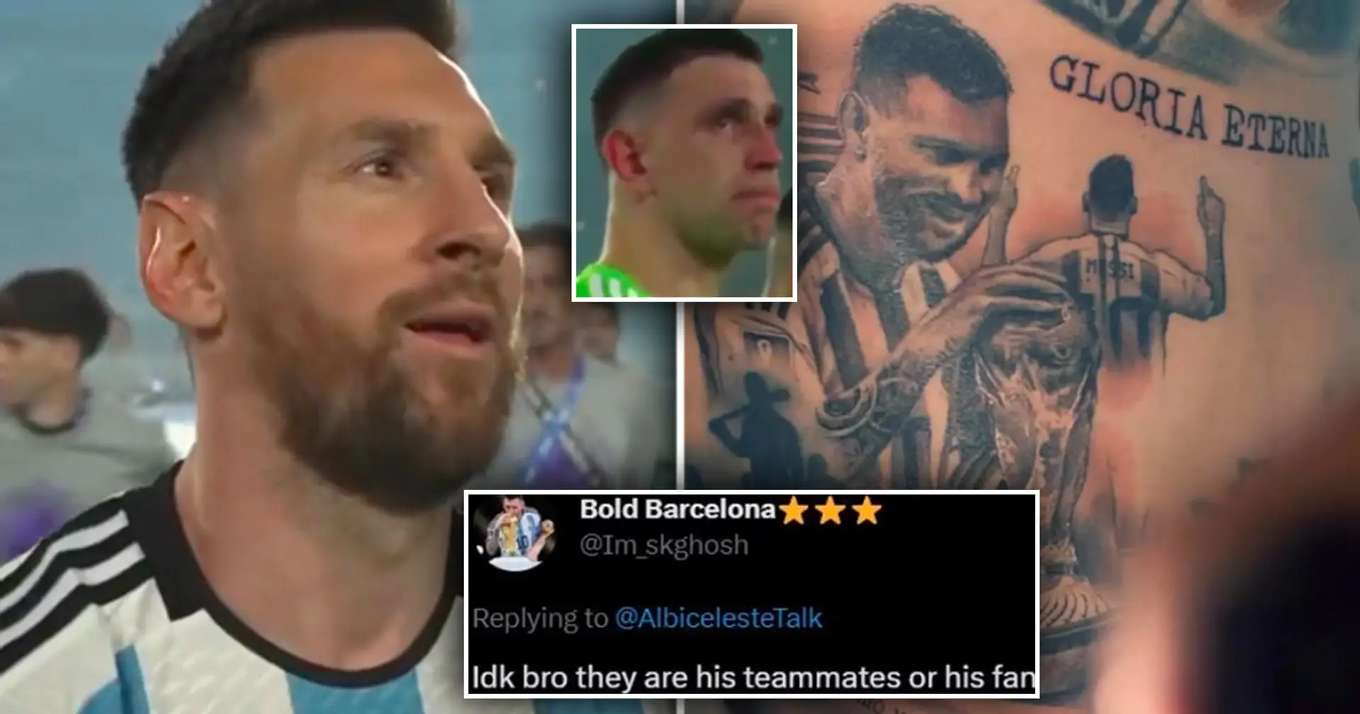 Nicolas Otamendi chest and arm tattoos visible during a match