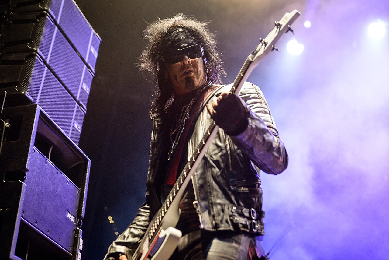 Nikki Sixx forearm tattoos at Rock im Park