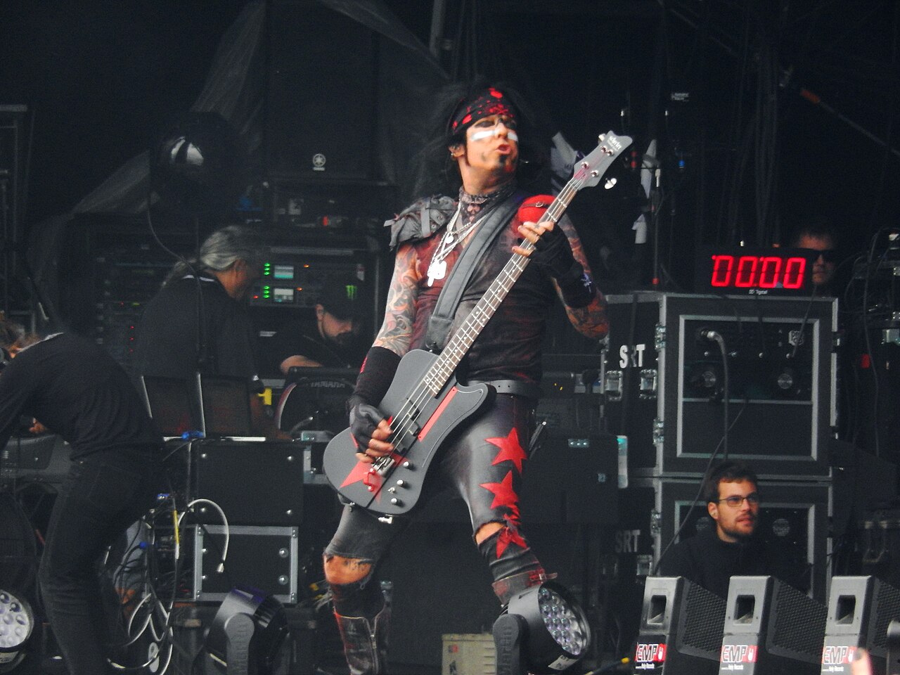 Nikki Sixx Sixx A.M. arm tattoos