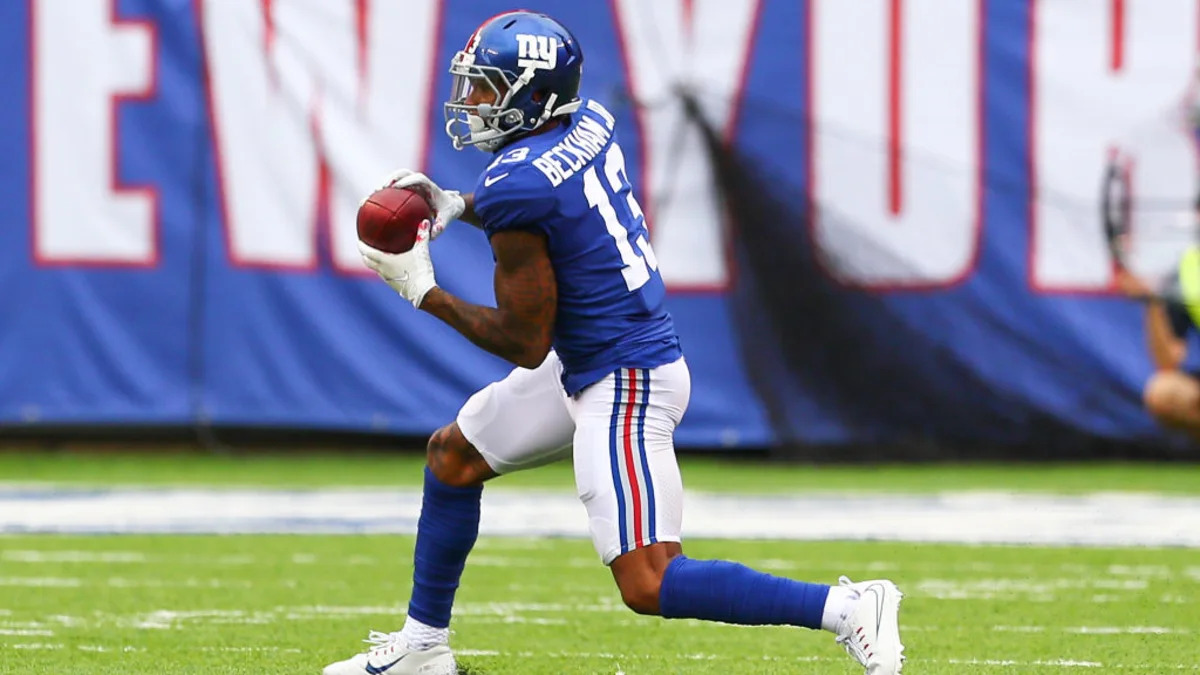 Odell Beckham Jr. visible arm tattoos during his football career