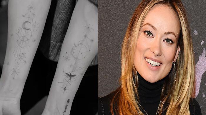 Olivia Wilde new Libra constellation tattoo