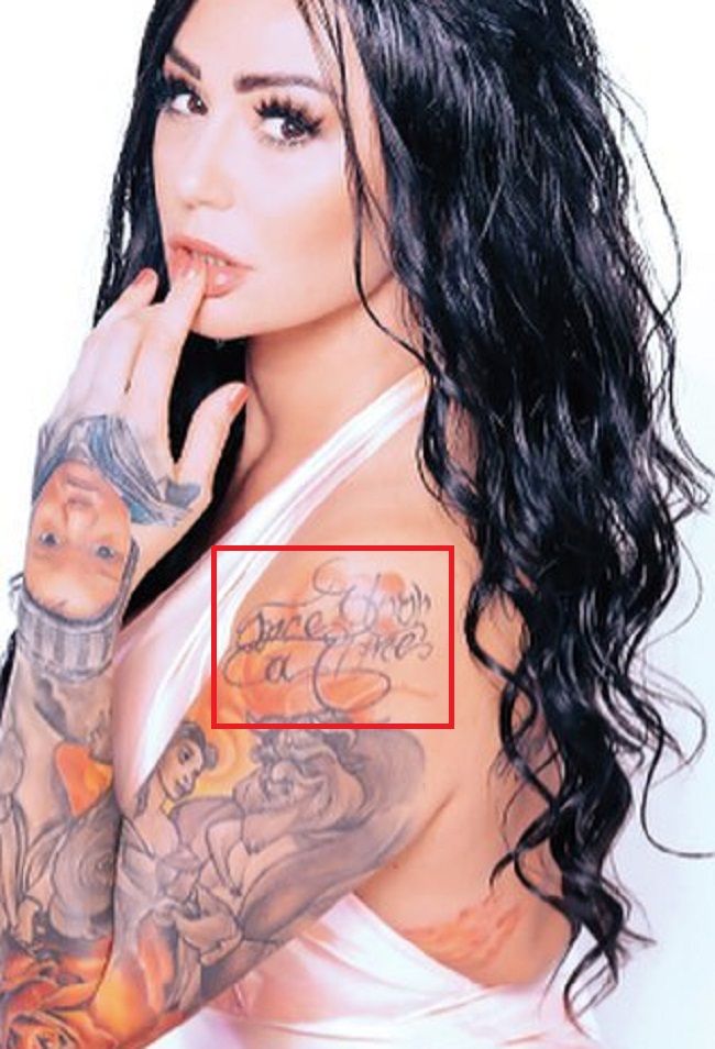 JWoww Once Upon a Time tattoo