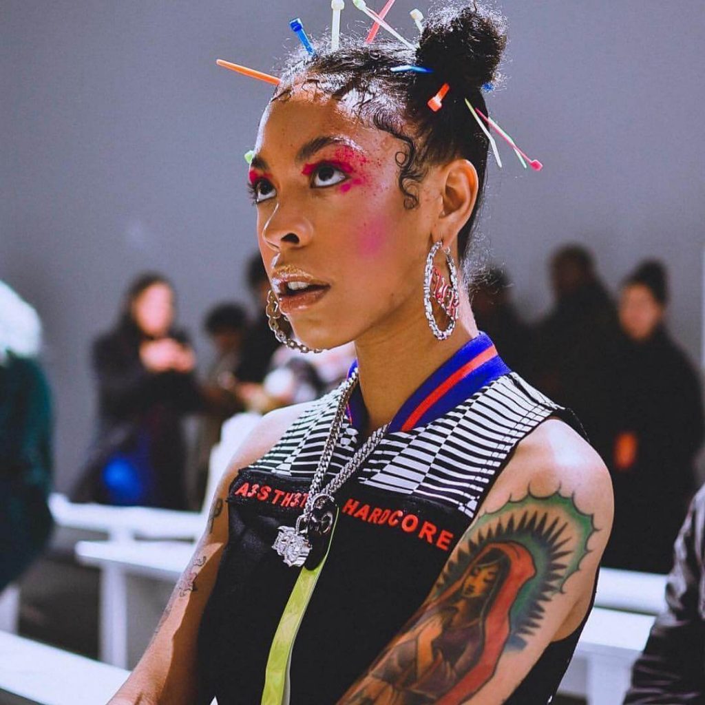 Rico Nasty tattoo detail
